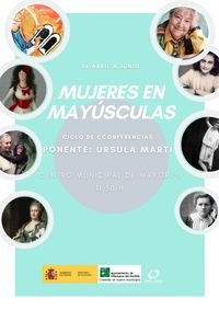 CARTEL MUJERES EN MAY&Uacute;SCULAS