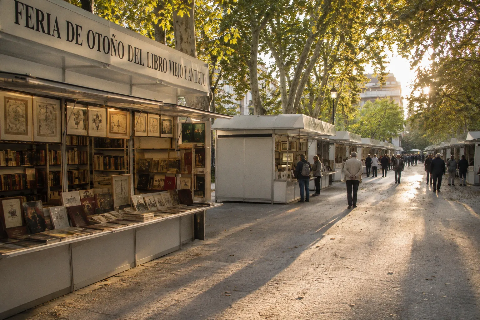 Fernando Vicente ilustra la 36ª Feria de Otoño del Libro Viejo y Antiguo de Madrid