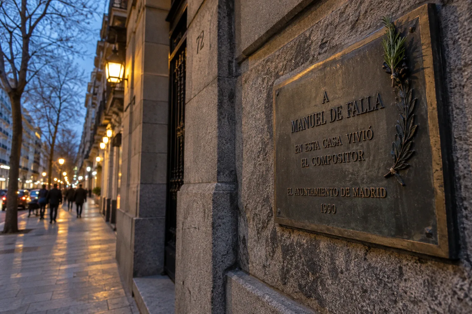 Placas conmemorativas de escritores en Madrid: guía de localización